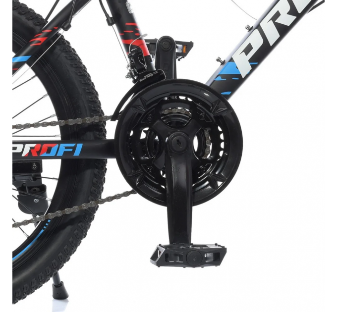 Велосипед "OPTIMAL" PROF1 G20OPTIMAL A20.3 20 д. Алюм.рама12,5", SHIMANO 21SP, алюм.DB, FW TZ500, черный