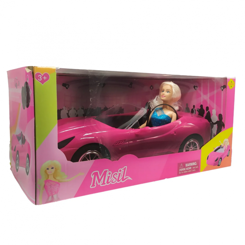 Детская кукла с машинкой 8228DEFA в коробке