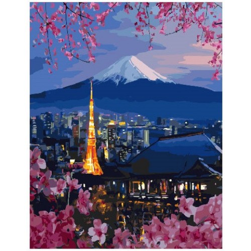 Картина по номерам. Brushme "Путешествие по Японии" GX26047, 40х50 см