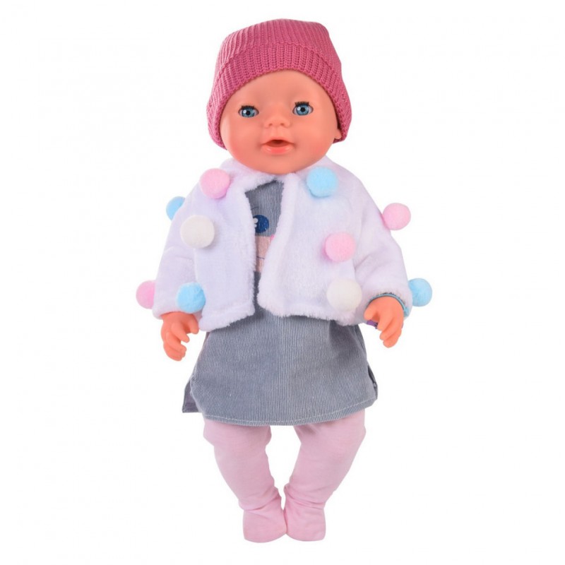 Детская кукла-пупс BL038C, горшок, бутылочка, подгузник