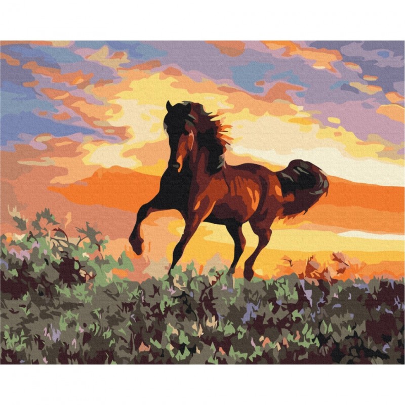 Картина по номерам "Лошадь" BS6943 Brushme 40х50 см