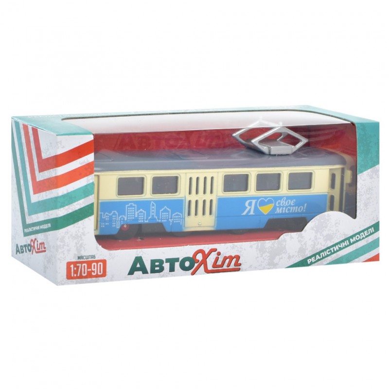 Детская игрушка Трамвай инерционный M5660, 18,5 см