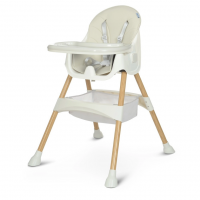 Стульчик для кормления Bambi M 4136-2 White Wood