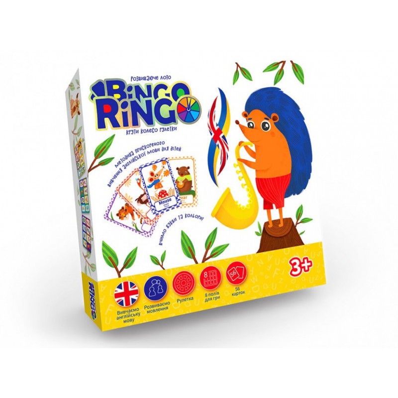 Детская настольная игра "Bingo Ringo" GBR-01-01EU на укр/англ. языках