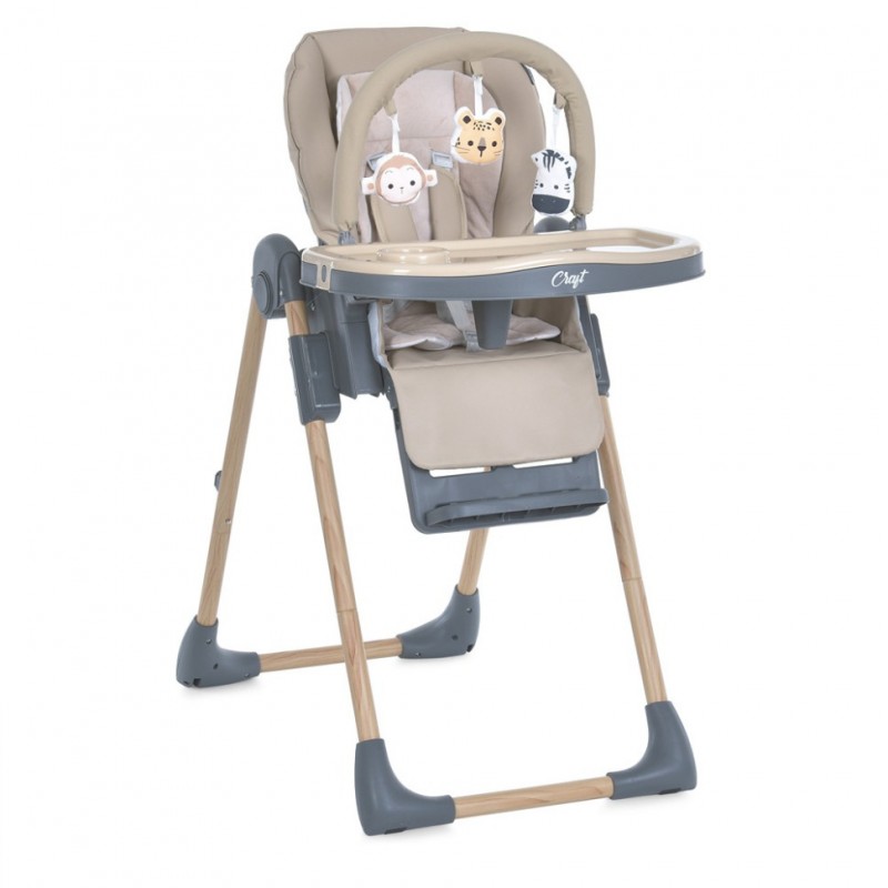 Стульчик для кормления CRAFT ME 1115-W Beige, до 15 кг