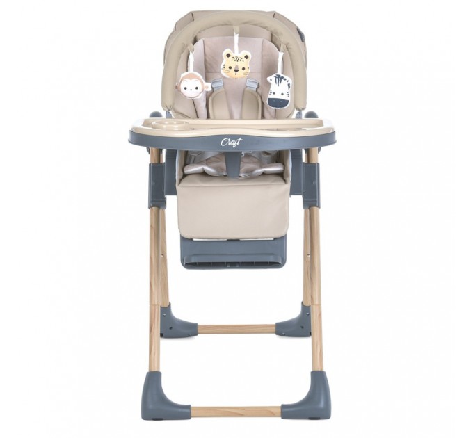 Стульчик для кормления CRAFT ME 1115-W Beige, до 15 кг