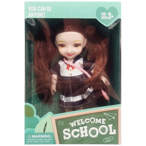 Детская кукла "Welcome School" YL605-62 -4 с сумочкой