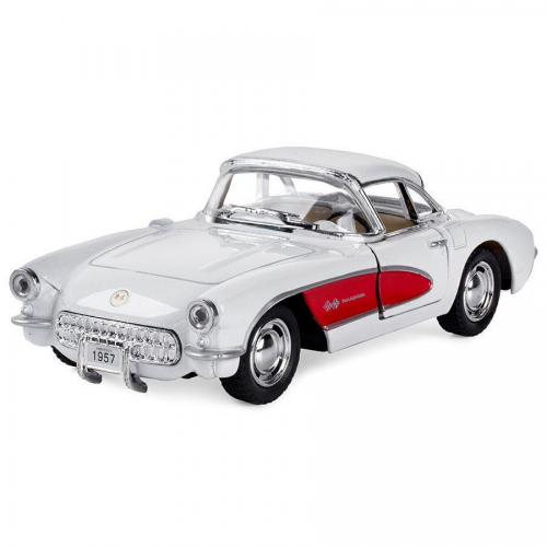 Машинка Chevrolet Corvette 1957 Kinsmart KT5316W инерционная, 1:34