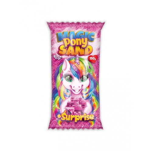 Набор для творчества "Кинетический песок "Magic Pony Sand" MPS-01, 150 грамм