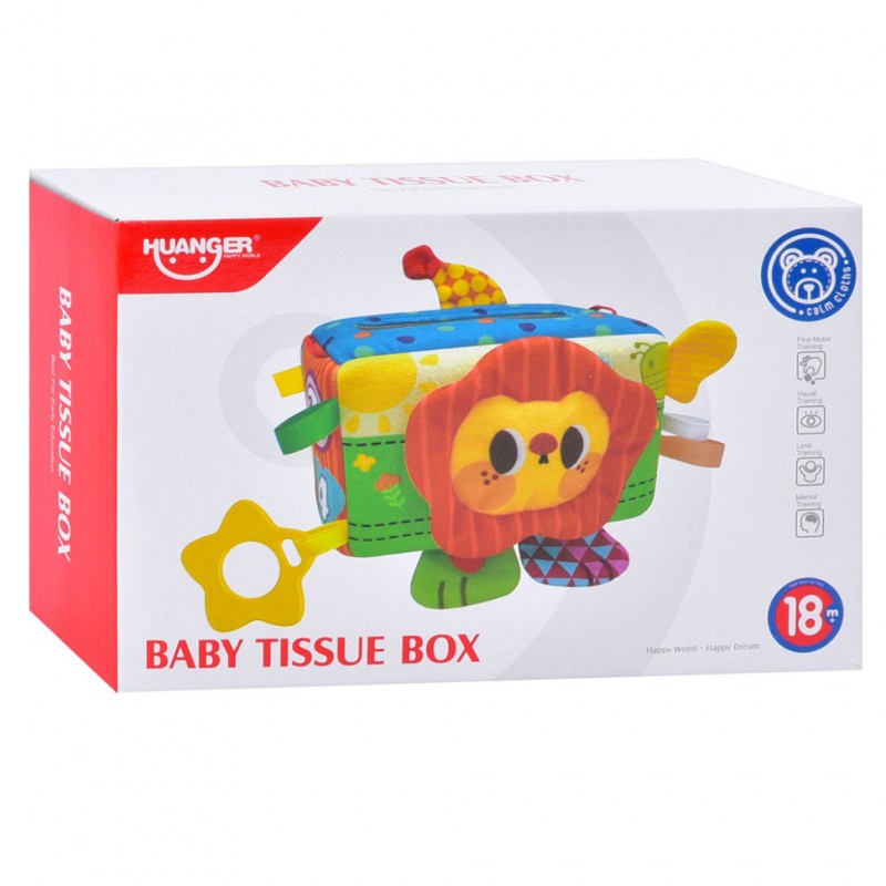 Развивающая игра "Baby tissue box" HE8054 с прорезывателем