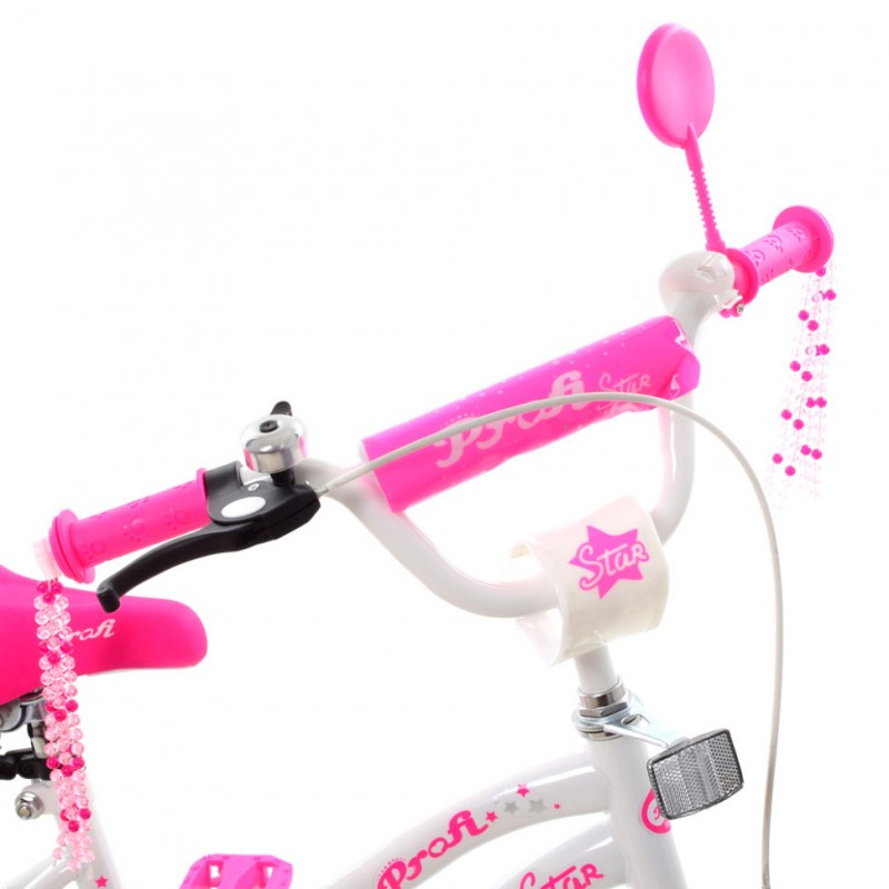 Велосипед детский PROF1 Y1494 14 дюймов, розовый