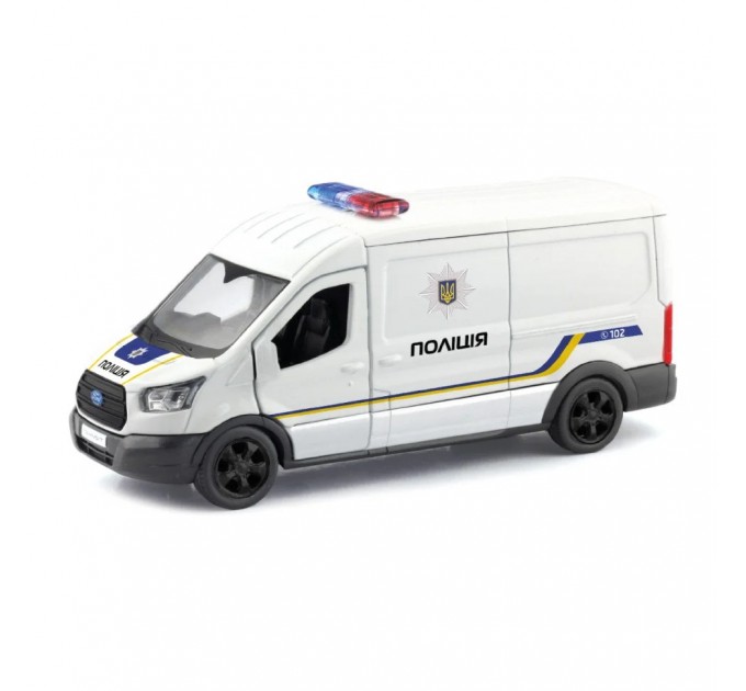 Автомодель "FORD TRANSIT VAN ПОЛИЦИЯ" 250343U, 1:32