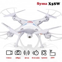 Квадрокоптер на радиоуправлении Syma X5SW с камерой WiFi