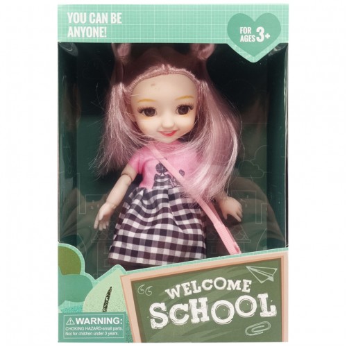 Детская кукла "Welcome School" YL605-62 -5 с сумочкой