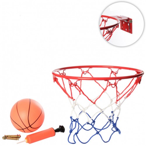 Баскетбольное кольцо с мячом MR 0170 крепления в наборе