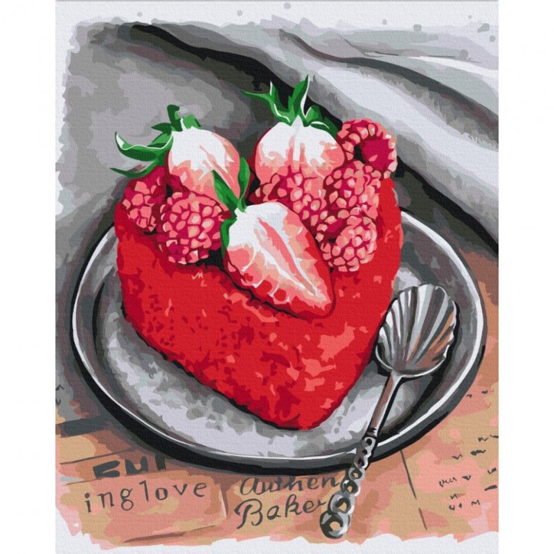 Картина по номерам "Любовь на десерт" © Anna Kulyk Brushme BS53586 40х50 см