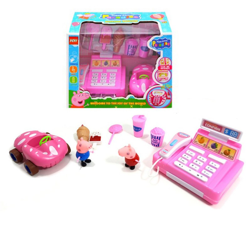 Игровой набор "Свинка Пеппа с братом" YM708A в коробке