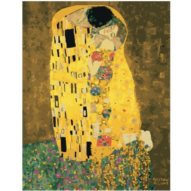 Картина по номерам. Brushme "«Поцелуй» Густава Климта" GX21783, 40х50 см