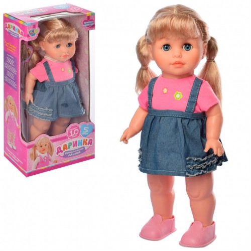 Интерактивная кукла Даринка M 5446 умеет ходить
