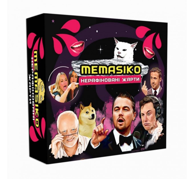 Настольная игра с мемами "Memasiko. Нерафинированные шутки" PLR-0024