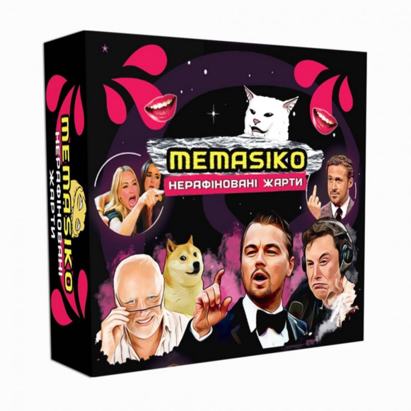 Настольная игра с мемами "Memasiko. Нерафинированные шутки" PLR-0024