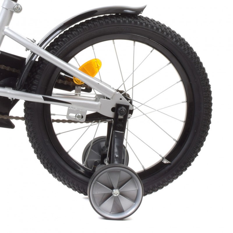 Велосипед детский PROF1 Y16222-1 16 дюймов, металлик