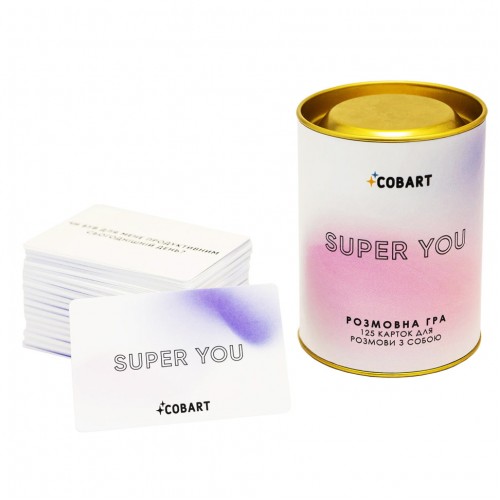 Карточная игра о себе Super you CBRT-9932, 125 вопросов