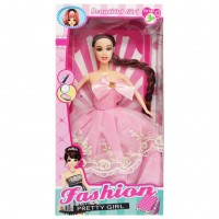 Детская Кукла "Fashion Pretty Girl" YE-78(Pink) в нарядном платье