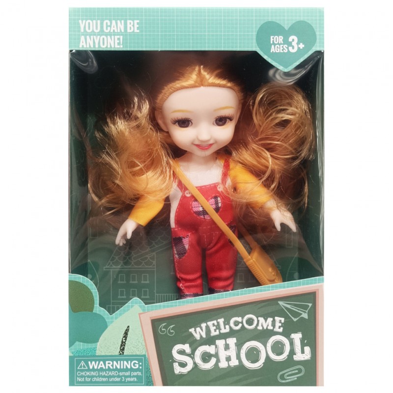 Детская кукла "Welcome School" YL605-62 -6 с сумочкой