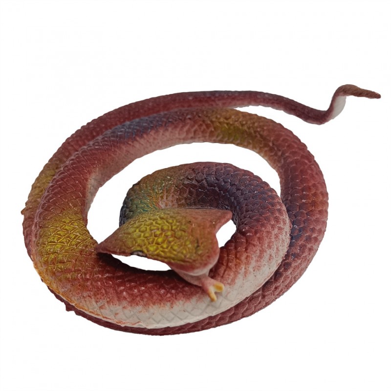 Детская игрушка Антистресс "Змея Кобра" 12-29(Brown) резиновая 60 см