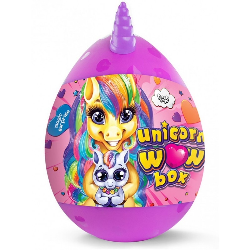 Набор для творчества в яйце "Unicorn WOW Box" UWB-01-01U для девочек