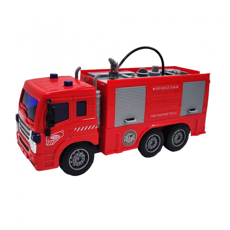Радиоуправляемая Пожарная машина с водой 3589-2S аккумулятор