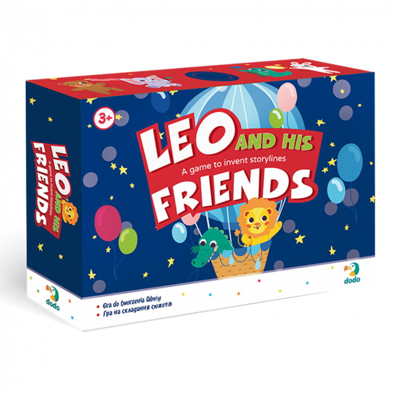Детская настольная игра на составление сюжета "Лео и его друзья" 300210 от 3 лет