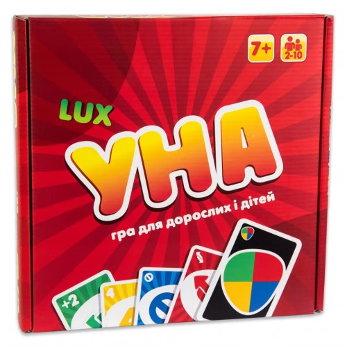 Настольная игра "УНА Lux" 30517 на украинском языке 216 карт