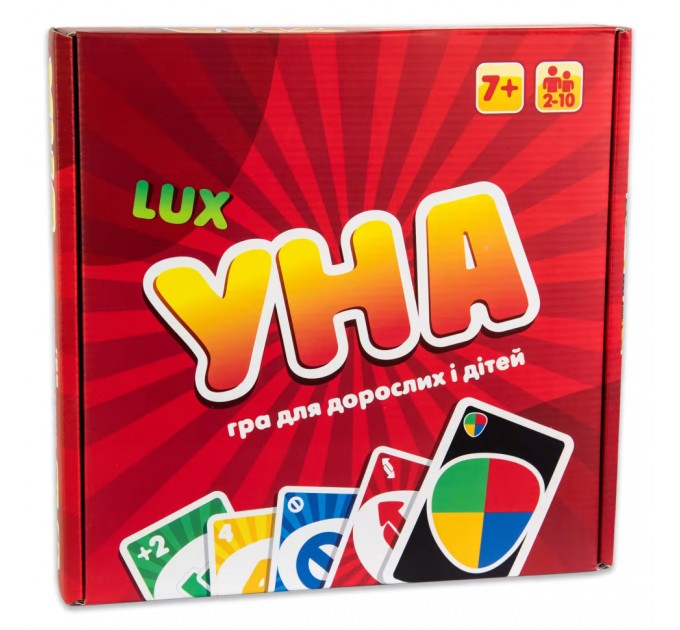 Настольная игра "УНА Lux" 30517 на украинском языке 216 карт