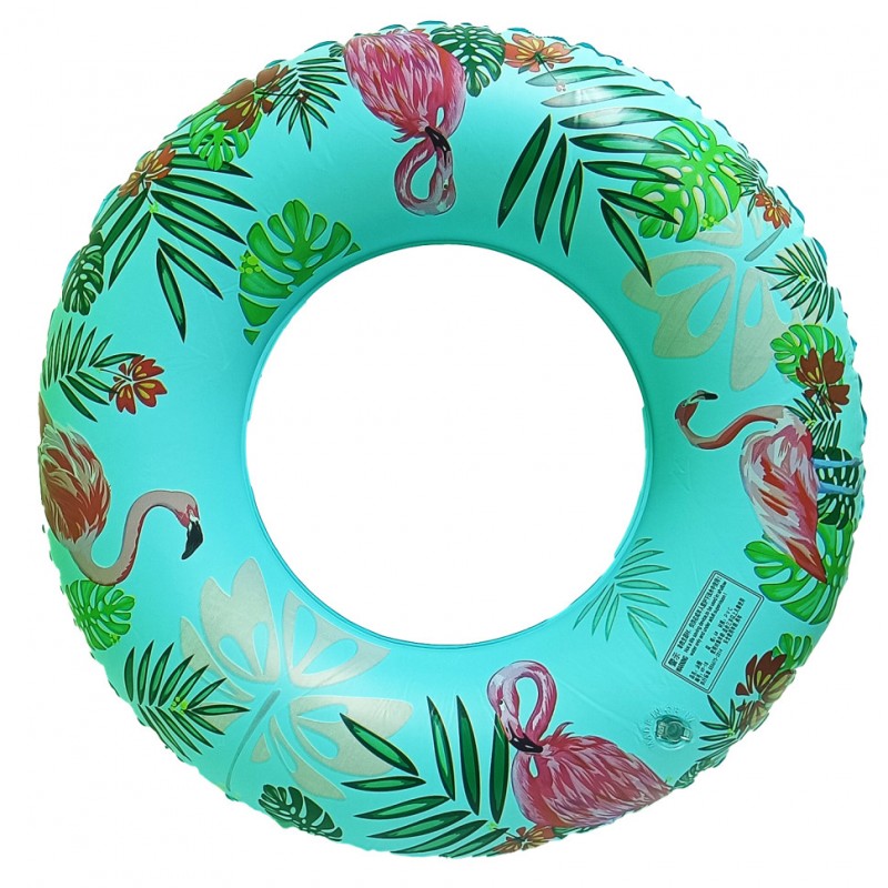 Детский надувной круг "Фламинго" LA19011-2, 60 см, синий
