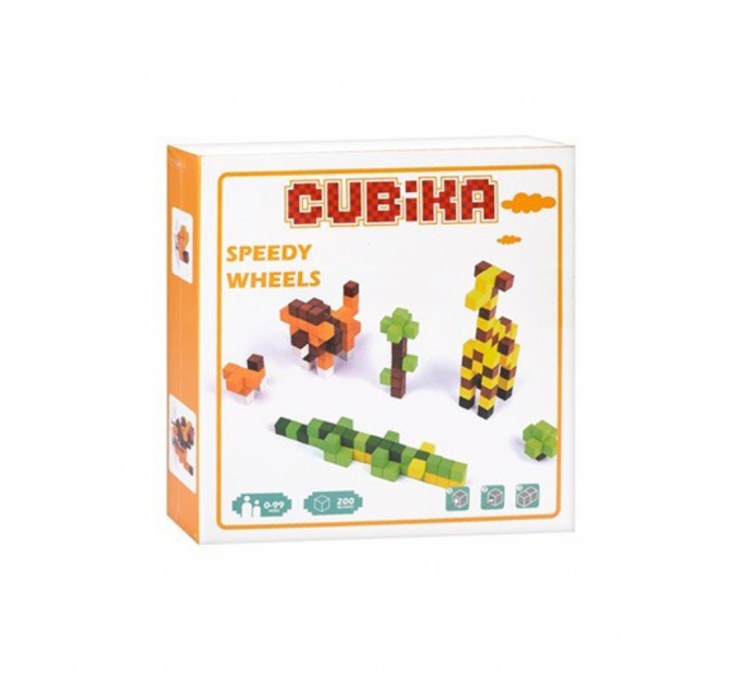 Деревянная игрушка Мозаика MD 1776(Yellow) кубики, наклейки, 200 деталей