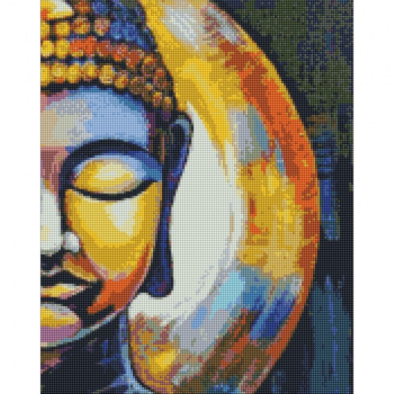 Алмазная мозаика "Будда" ©kkatyshaa AMO7559 Идейка 40х50 см