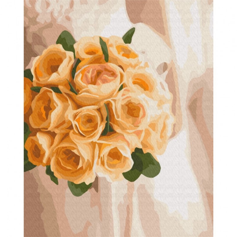 Картина по номерам "Букет невесты" Brushme BS37531 40х50 см