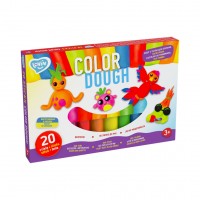 Набор для лепки с тестом Color Dough 41204, 20 стиков