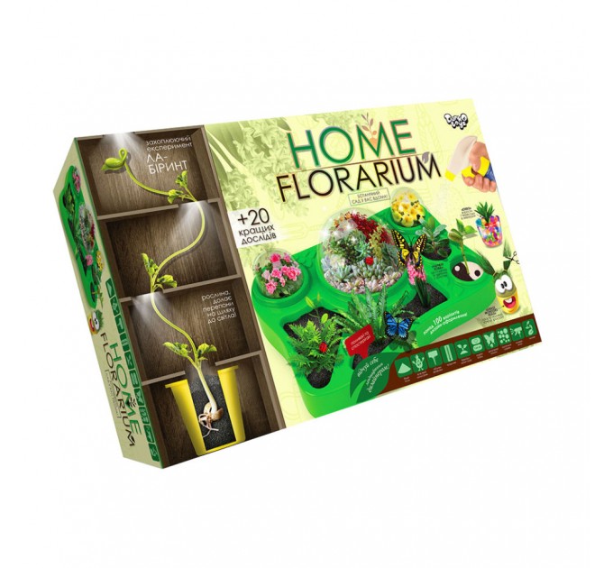 Игровой обучающий набор для выращивания растений HFL-01 "Home Florarium"