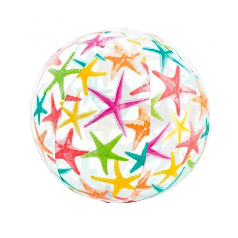 Мяч пляжный Intex 59050 разноцветный 61см
