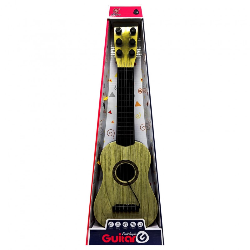 Детская гитара 898-22, 43 см, струны 6 шт, медиатор