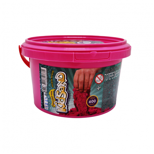 УЦЕНКА!!! Креативное творчество "Кинетический песок "KidSand" Danko Toys KS-01-05(Pink)-UC 600 гр