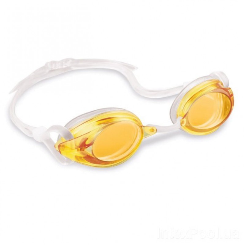 Детские очки для плавания Intex 55684, размер L, (8+), обхват головы ≈ 54 см