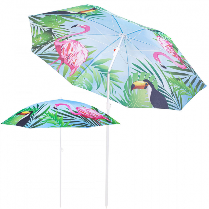 УЦЕНКА!!! Пляжный зонт Springos BU0021-UC с регулируемой высотой и наклоном 180 см