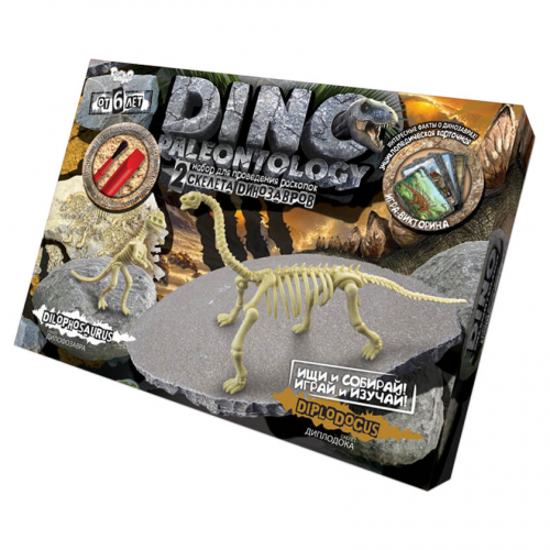 Игровой набор для проведения раскопок DP-01 DINO PALEONTOLOGY в коробке