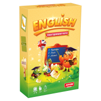 Обучающая настольная игра Лото "ENGLISH" 0796 иллюстрированная