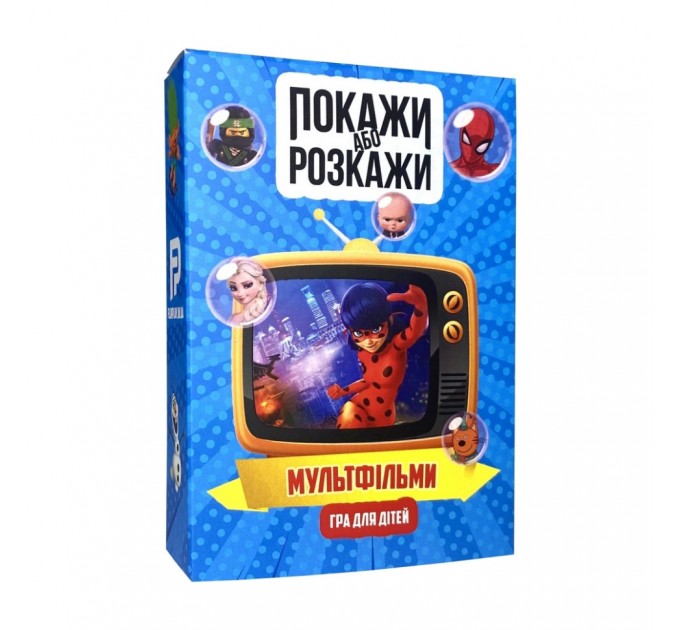 Настольная игра "Покажи или расскажи. Мультфильмы" PLR-0021