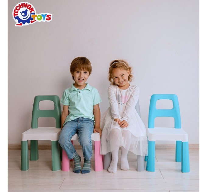 Детский стул "Kids Chair" 9710TXK голубой, до 75 кг